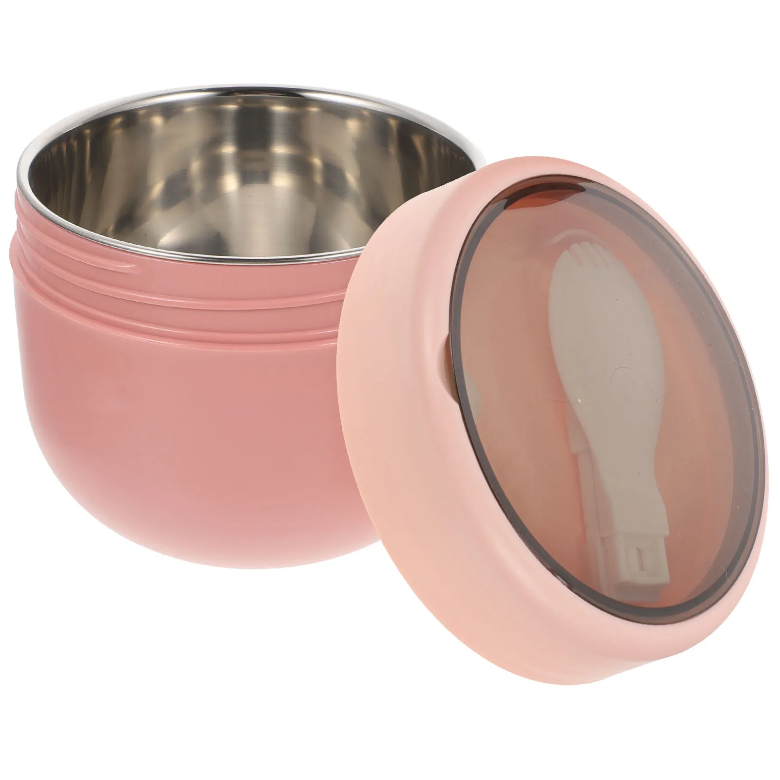 

1Set Stainless Steel Breakfast Cup Multi-Function Portable Leakproof Oatmeal Soup Container Travel Food Holder