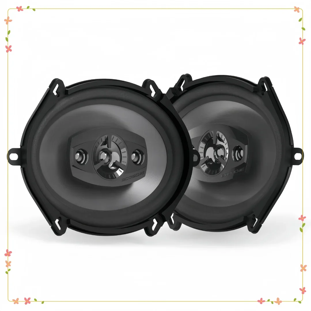 

Easy-Install 4-Way Car Speakers 200W Peak, Perfect HD Sound & Clear Audio for Highway Cruising & Daily Commute