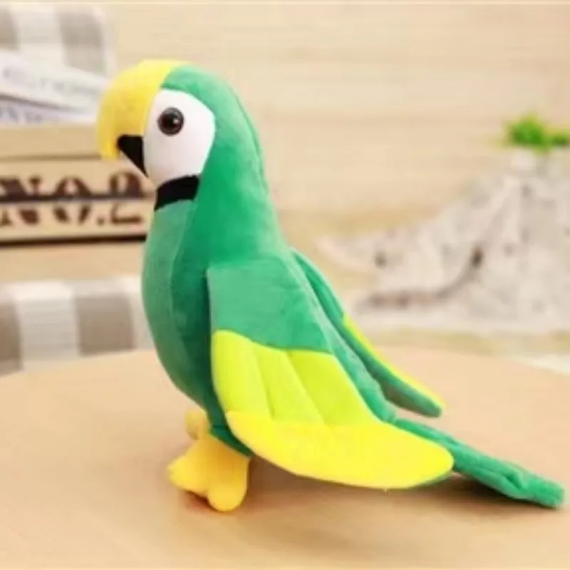 20/25/30/35cm Cute Simulation Parrot Doll Bird Plush Toy Grab Machine Doll Wedding Throwing Doll Children\'s Gift