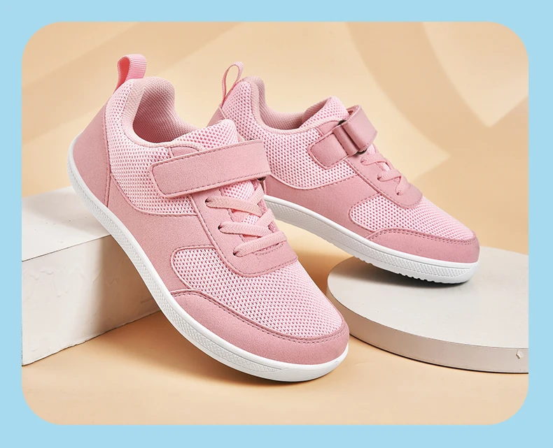 Kleines großes Kind, breite Barfußschuhe, Jungen und Mädchen, minimalistische Turnschuhe, Kinder-Wanderschuhe, Skate, flach, leicht, rutschfest, natürlich – Detail 9