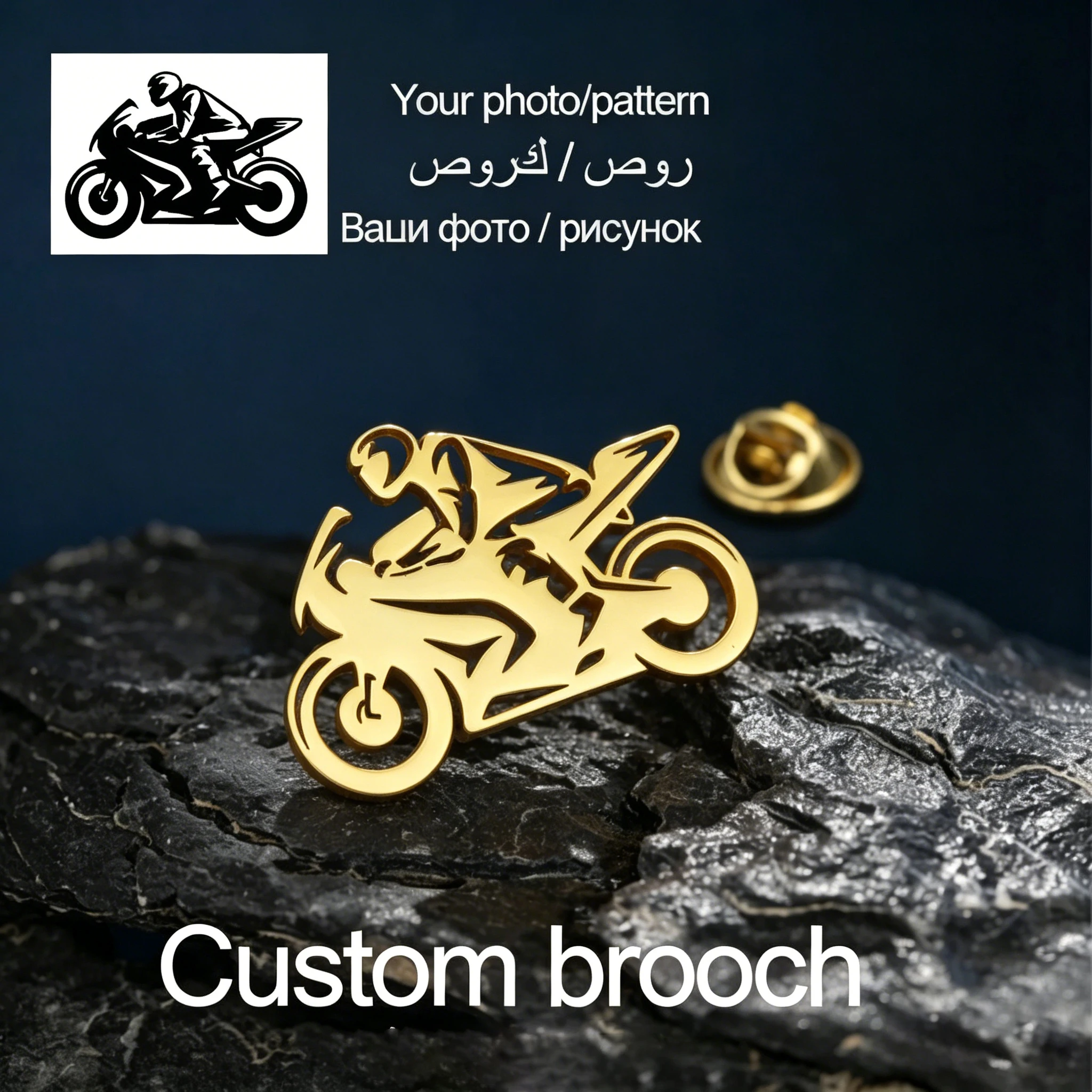 Personalized Patterns Company Logo Event Brooch Badge Design and Bulk Manufacturing Fast Delivery Global Shipping Custom Colors