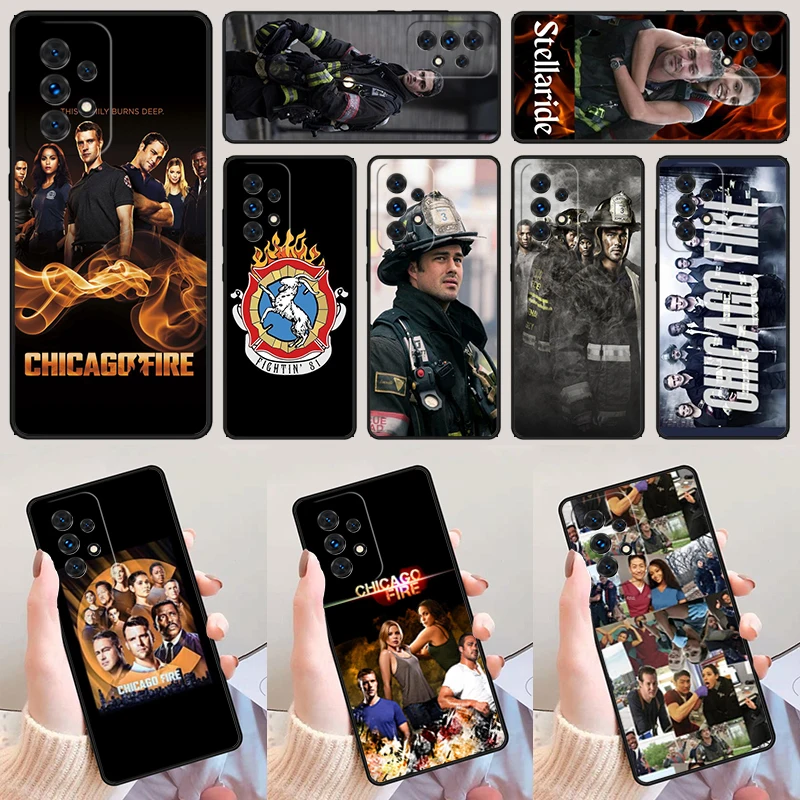 Chicago fire characters cast For Samsung A52 A72 A73 A20e A21S A50 A70 A11 A12 A42 A31 A40 A51 A71 A32 A80 Phone Case Cover