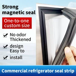 5m Customize hotel commercial refrigerator PVC door gasket seal strip for restaurant kitchen cold cabinet door gap rubber ring
