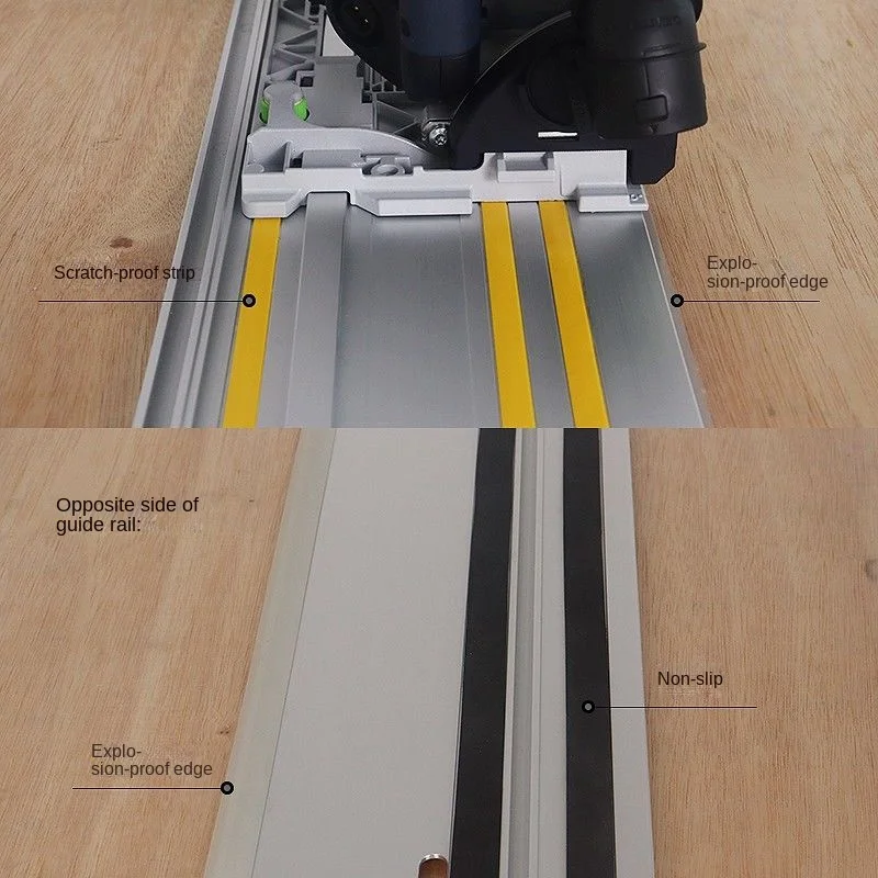 800mm electric circular saw guide rail 800mm linear cutting guide rail guide rail large plate auxiliary compatibility/electr