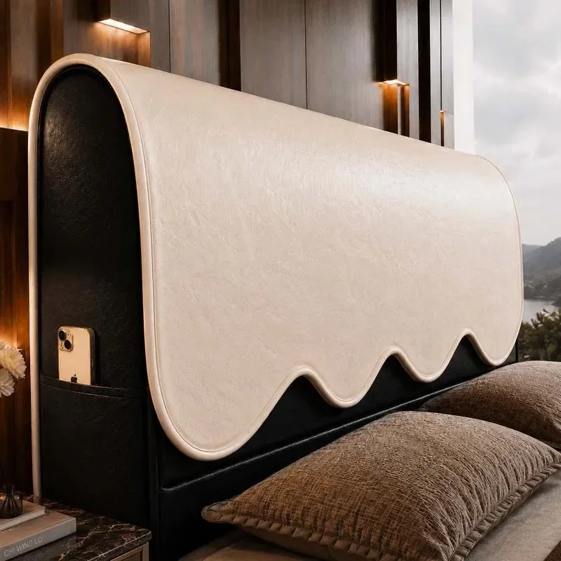 bedhead-soft-cozy-backrest-dust-cover-leather-anti-cat-scratching-headboard-cover-cloth-three-sided-full-package-bedhead-canopy