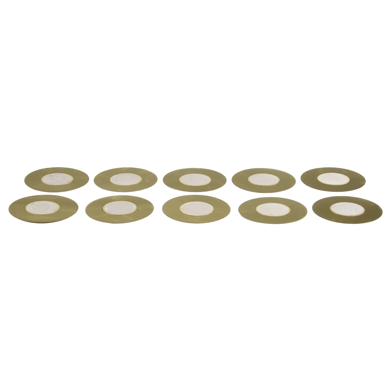 Piezo Discs Drum Clutch Pad 3.0 5.0 - 0.5 KHz 10 Pcs Piezo Discs Acoustic Pickup Buzzer Loudspeaker Dia 50mm DIY Drum Guitar