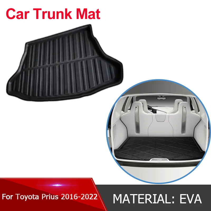 

for Toyota Prius 50 XW50 2016~2022 2018 2019 Accessories Car Rear Trunk Mat Waterproof Protective Liner Trunk Tray Floor Mat