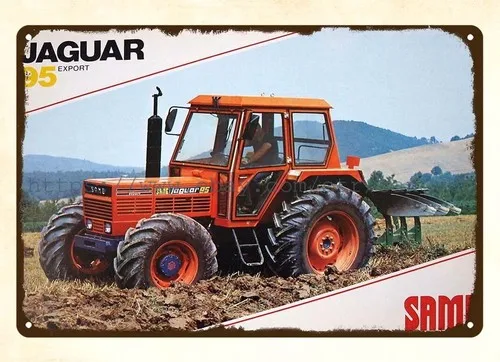 1979 SAME 95 Export Tractor Trattori Italy metal tin sign plaques