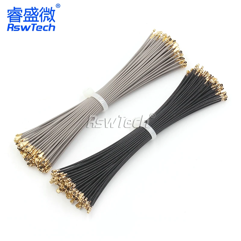 5PCS RF Antena UFL Seat female Plug to u.fl / RF Antena UFL Seat Female Jack IPEX4 MHF4 Wire Connector rf0.81 Jumper Cable