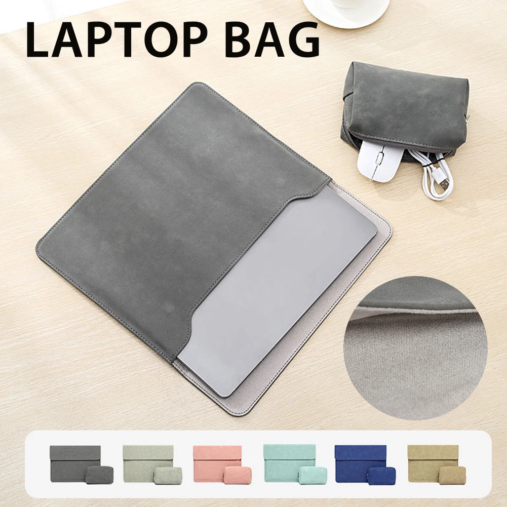 

Waterproof Laptop Sleeve Bag 13 13.3 Inch PC Cover For MacBook Air Pro Ratina Xiaomi HP Dell Acer Notebook Computer PU Case