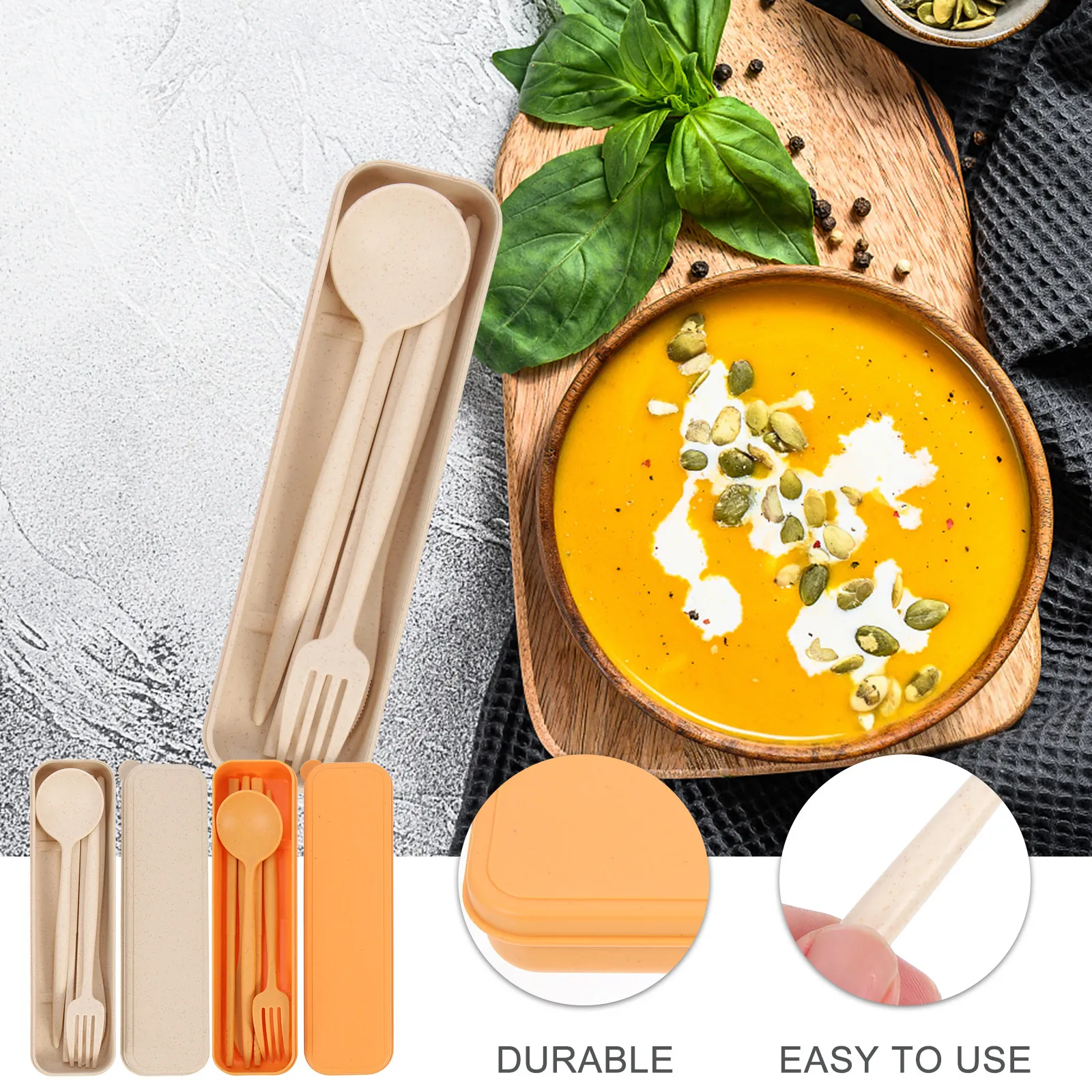 2 Takım Taşınabilir Açık Hava - Kids.Outdoor Utensils incelemesi ve fiyatı