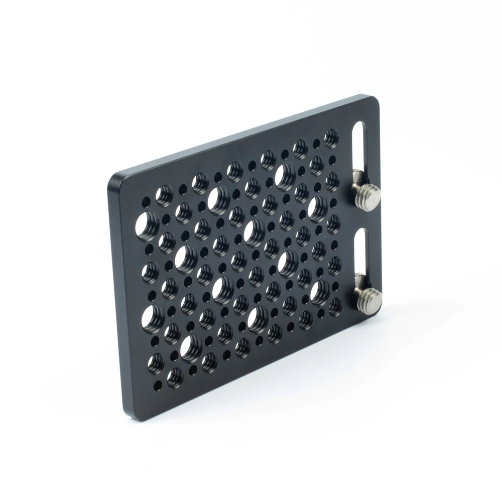 Placa adaptadora de montaje en Base de queso de 1/4 "y 3/8", fr ARRI Mini LF Pin-lock, posicionamiento de cámara, armadura, jaula, trípode