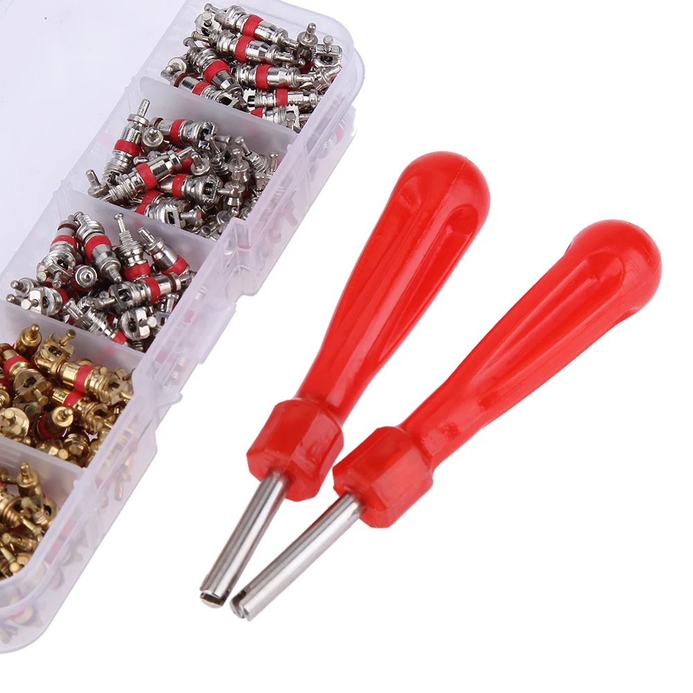 242pcs Car A/C Air Conditioning Valve Cores suit Wrench tool kit
