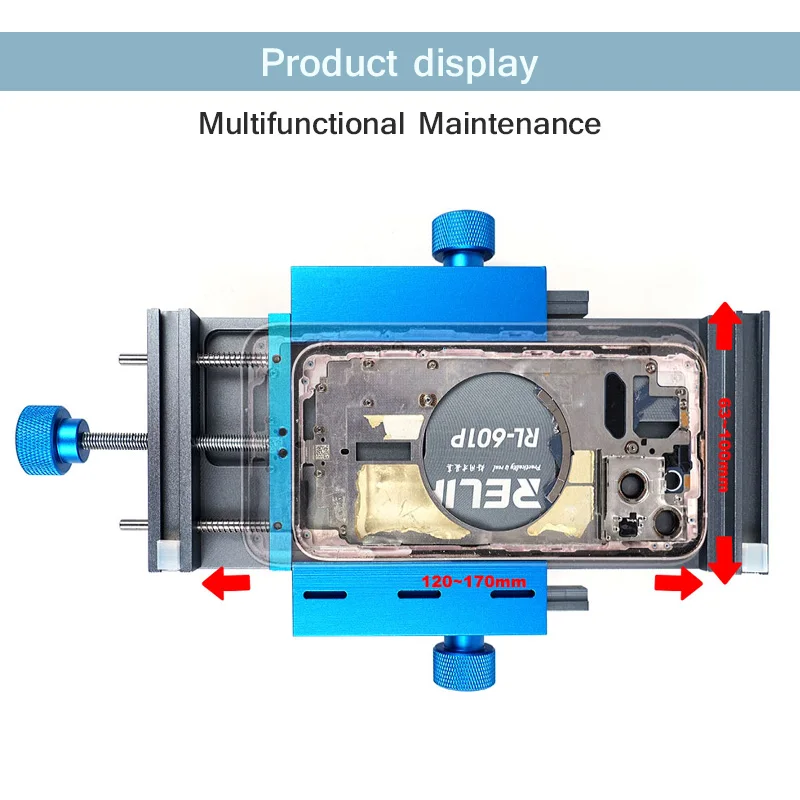 RELIFE RL-601P Multifunctional Mobile Middle Frame Corrector For Phone 11-15PM Metal Housing Port Fracture Recovery Fixture Tool