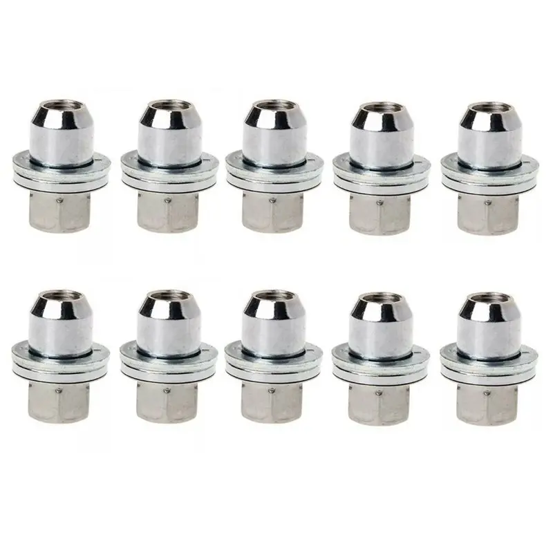 

New 10 Pcs Alloy Wheel Nuts For Land Rover Discovery 3 4 5 Range Rover Sport LR068126