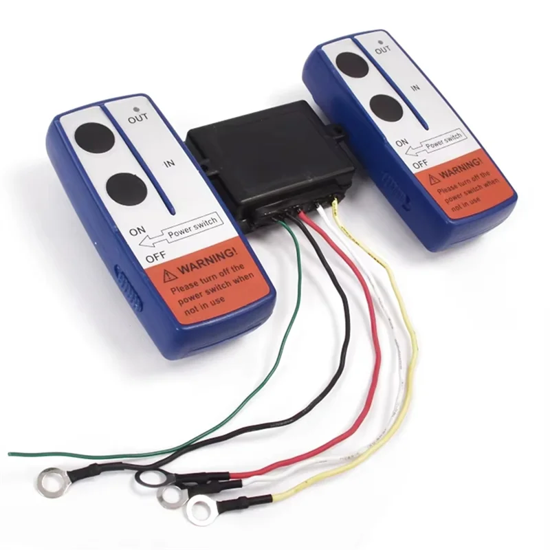 

Для T U K Jeep ATV SUV 12 В Универсальная беспроводная цифровая электрическая лебедка с дистанционным управлением, контроллер переключателя трубки