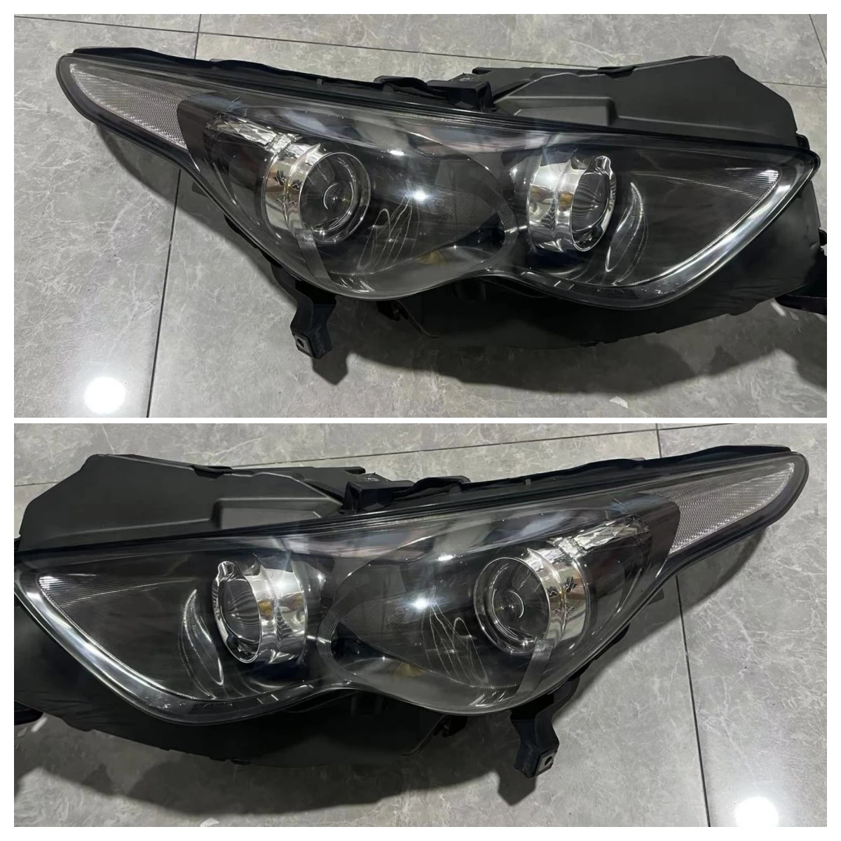 

Body Kit Front Headlight Assembly for Infiniti QX70 Daytime Running Light with AFS Turn Signal Car Accessories
