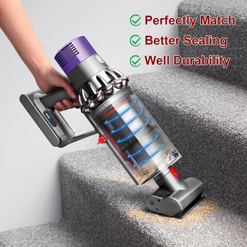 Recambio de cubo de polvo para aspiradora Dyson V10 SV12, piezas de contenedor, accesorios para papelera grande N ° 969509-01