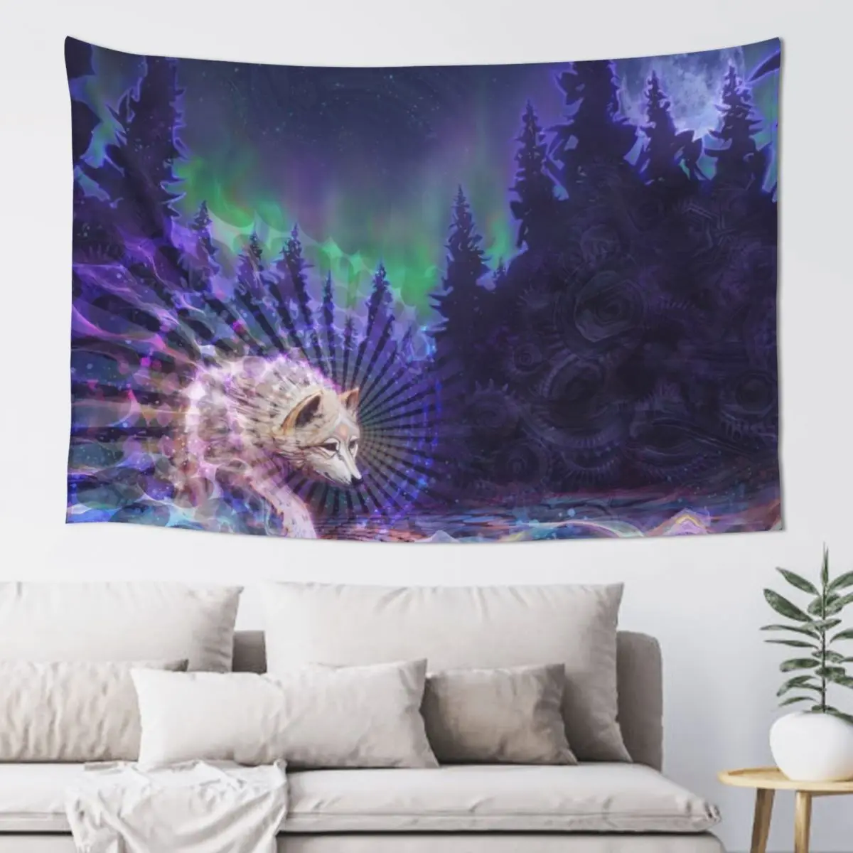 

Spirit Wolf Tapestry Japanese Room Decor Room Decorations Aesthetics Korean Room Decor Tapestry