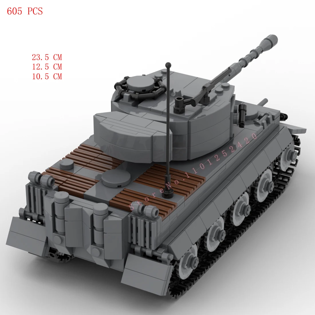 hot military WWII Germany Army SDKFZ 181 vehicles Panzerkampfwagen VI Ausf. E Tiger I tank war Building Block weapon bricks toys