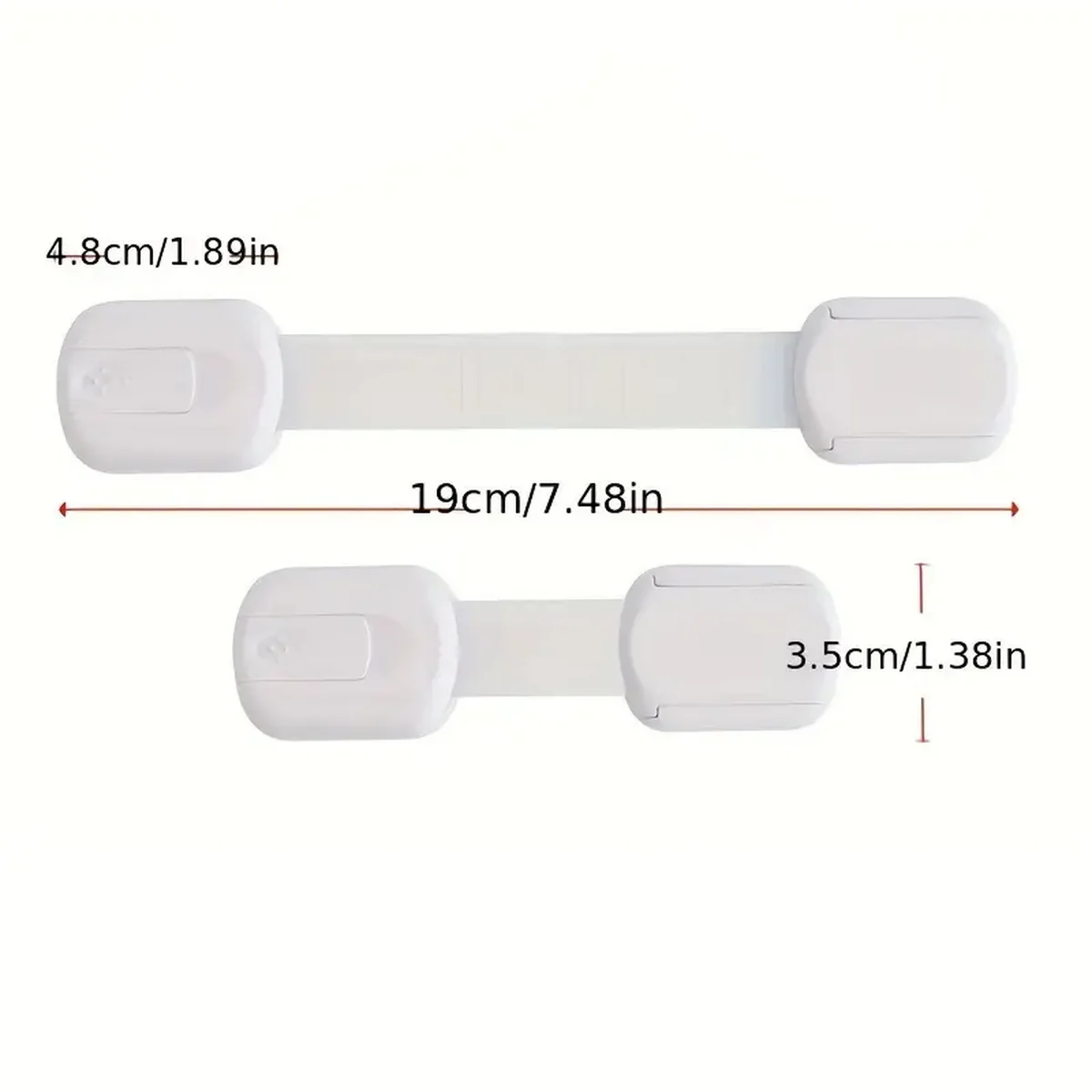 Multi-Function Child Safety Lock Anti-Pinch Drawer Lock Protective Refrigerator Cabinet Door Lock for Home Security