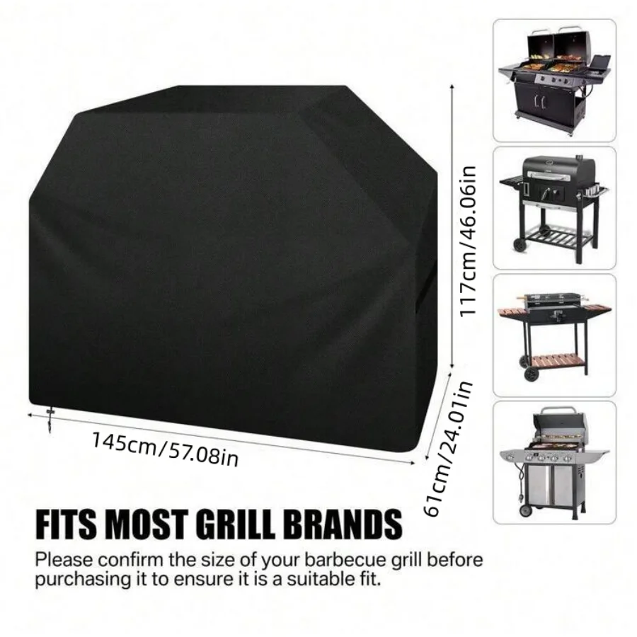 Outdoor BBQ Cover UV-Proof and Waterproof Oxford Cloth Is Durable and Suitable for All-Weather Barbecue Protection