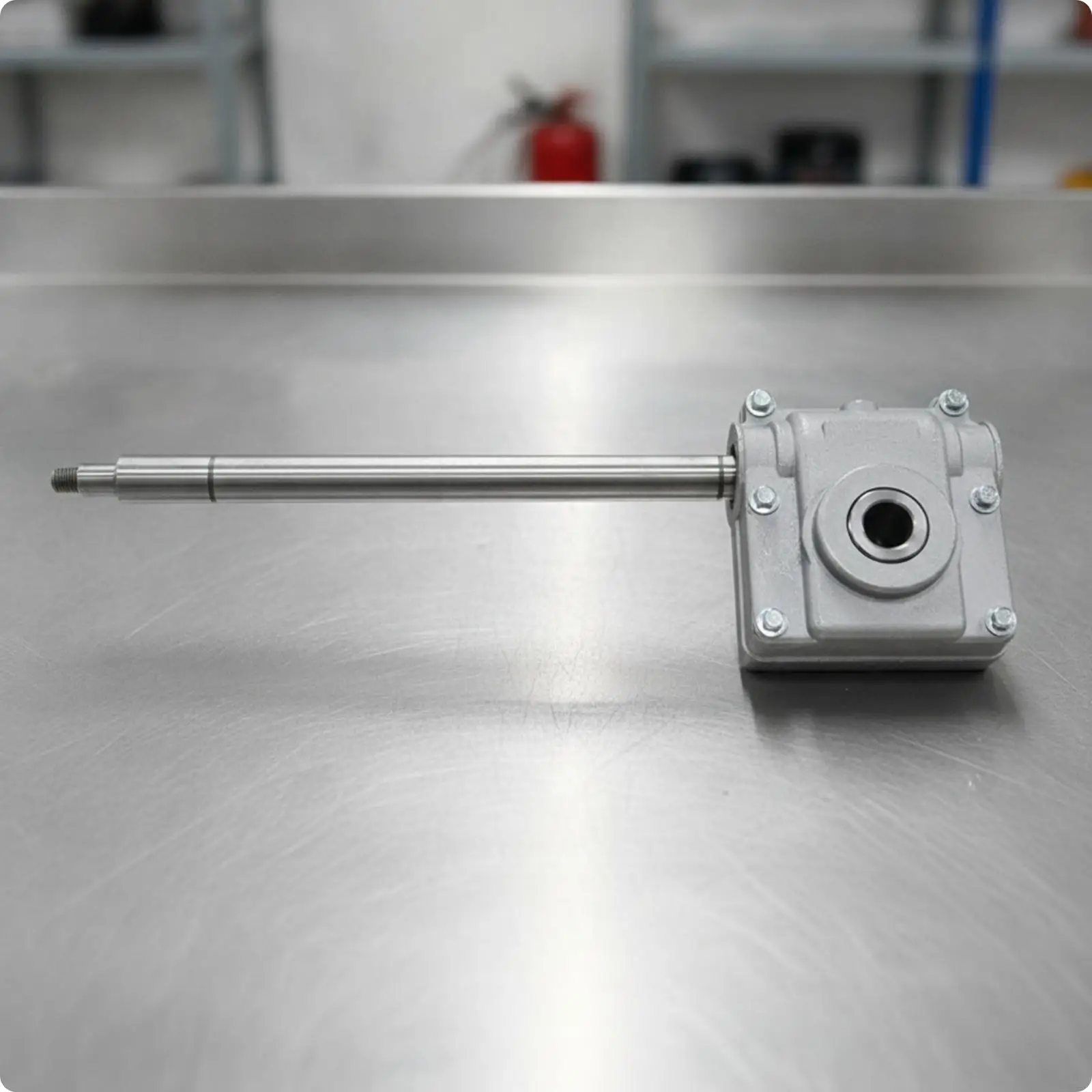 Drivetrain Component Practical Snow Thrower Gearbox Assembly Snow Thrower Gearbox Featuring Drive Shaft