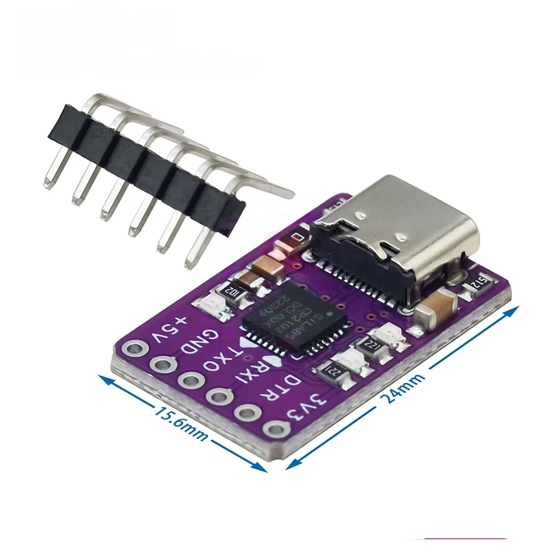 TYPE-C USB-Schnittstelle CP2102 Modul USB-zu-TTL-Konverter USB-zu-Serieller-Port UART STC-Downloader – Detail 2