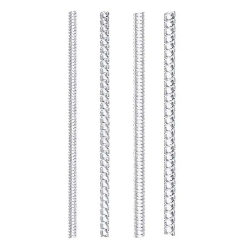 A52E 12 Pack Jewelry Sizer Mandrel for Making Jewelry Guard Sizer Spirals Tightener Ring Size Adjuster for Loose Rings 4 Size