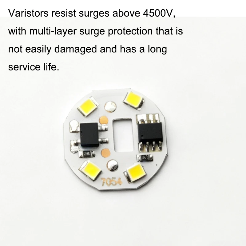 5PCS 2W AC 220V 240V LED COB Lamp Chips Neutral Light Smart IC Driver-Free DIY Flood Light Tube Spotlight Bulb for Home Lighting view 4