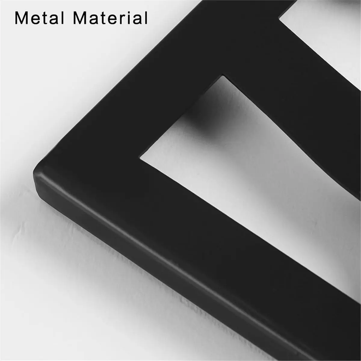 

3 Piece Modern Abstract Black Metal Wall Art,Minimalist Geometric Line Art Wall Sculptures for Living Room Bedroom Decor