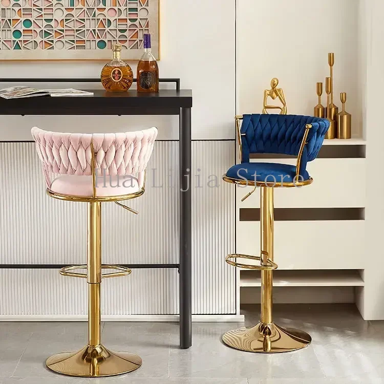 2027nordic-rotating-lifting-bar-chair-high-foot-stool-with-velvet-backrest-modern-furniture-high-elastic-sponge-bar-stool