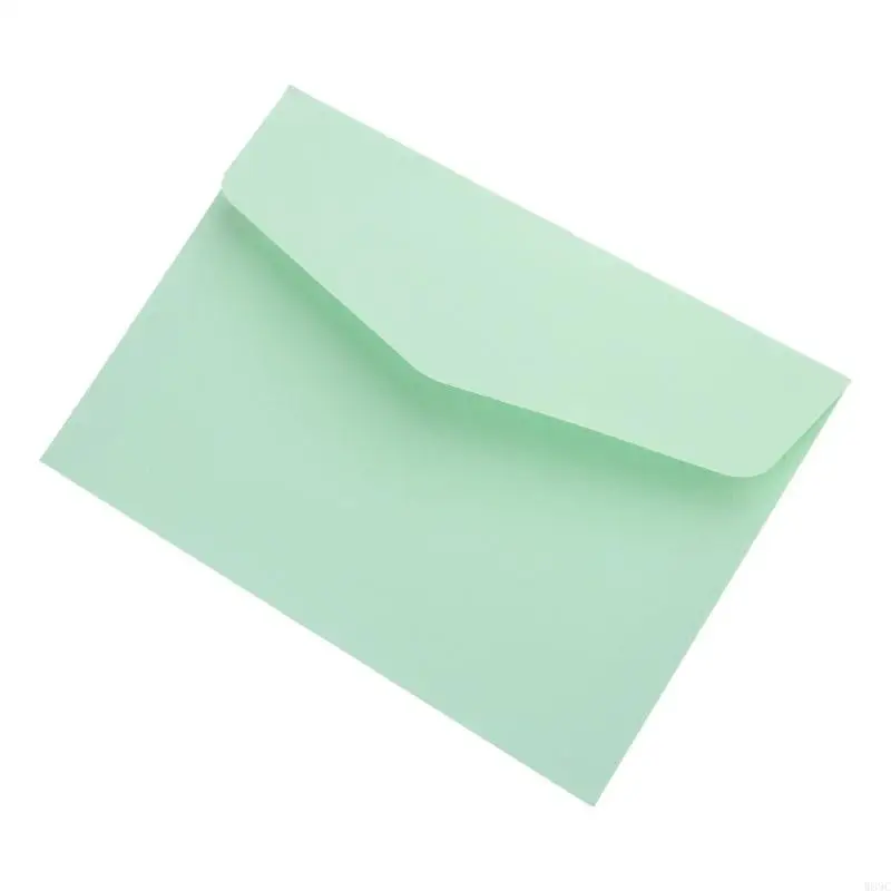 W89C 10 แผ่นวินเทจซองจดหมายสีสันสดใสถุงกระดาษสำหรับงานแต่งงานอาบน้ำเด็ก