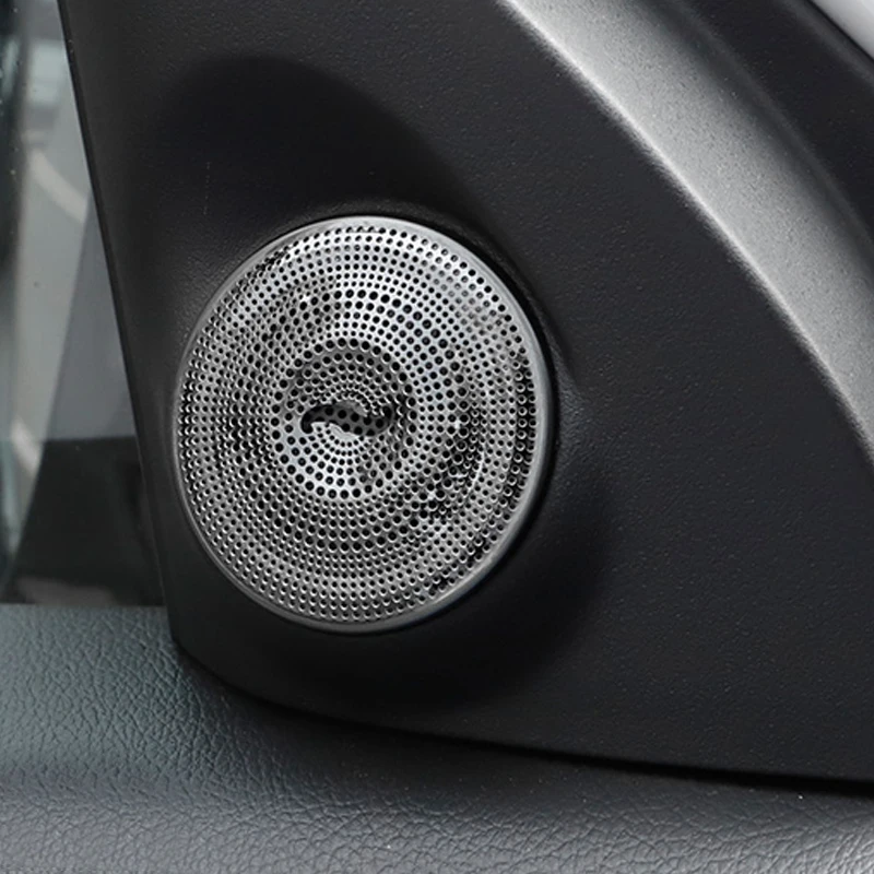 For Mitsubishi Outlander 2012-2019 Car A Column Loudspeaker Decoration Door Horn Cover Speaker Net Protection Styling