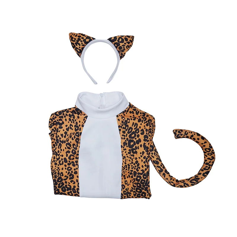 

TV Series Josie and the Pussycats Bodysuit Cosplay Costume Sexy Leopard Print Jumpsuit