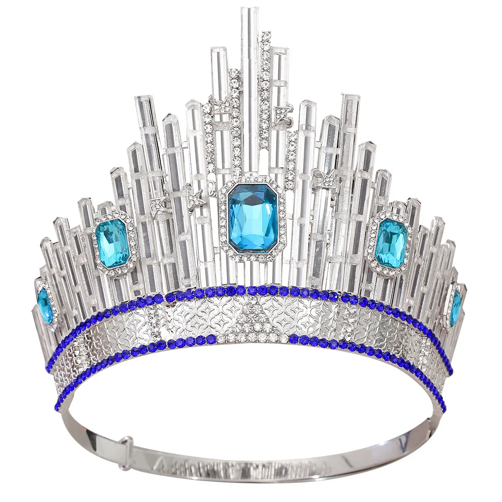 Queen size beauty pageant, crown champion, Miss World beauty pageant, European and American style cross-border stage, crystal ru