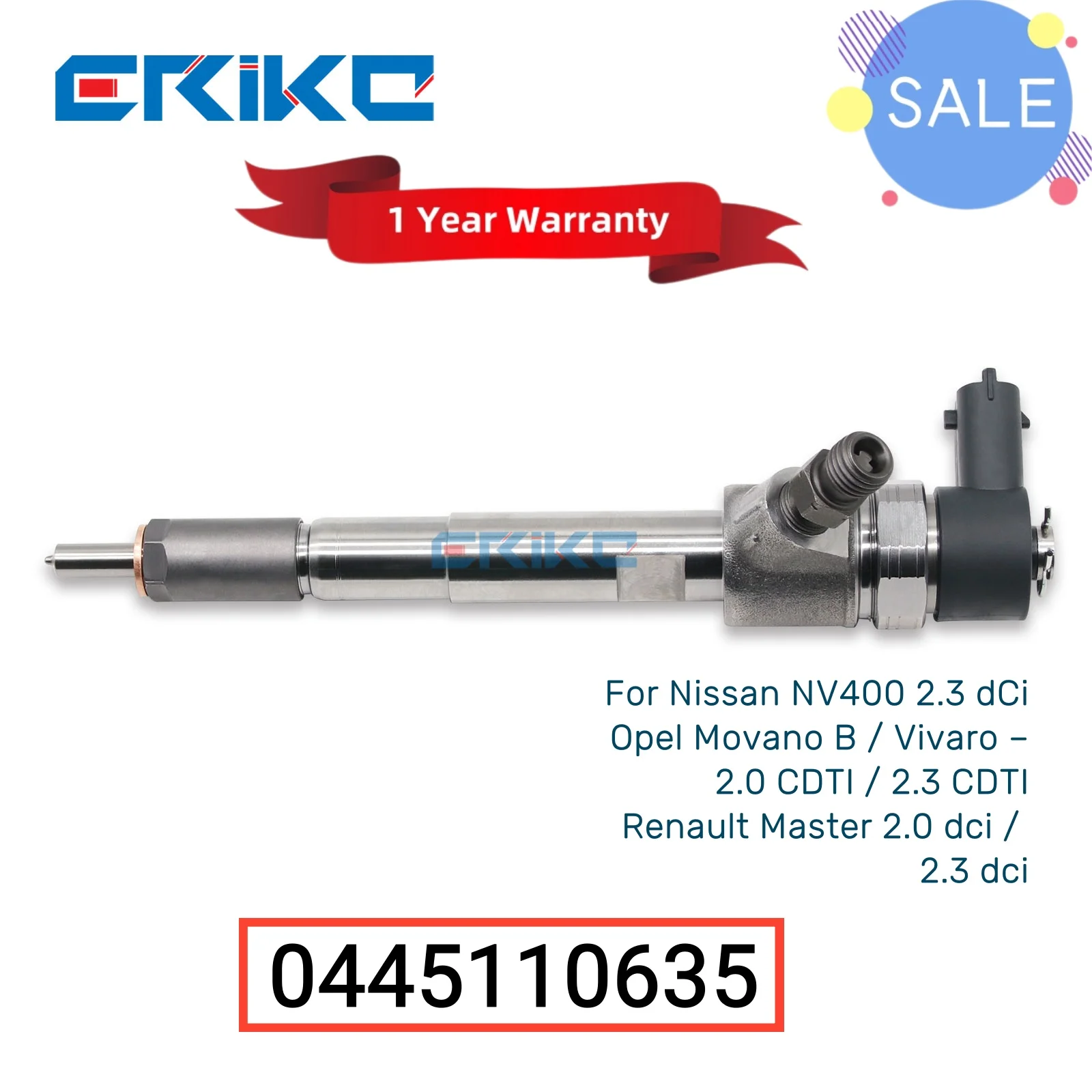 

0445110635 Diesel Fuel Injector 4420518 Oil Injector Unit 0 445 110 635 Original Fuel 0445 110 635 fit for Renault Nissan