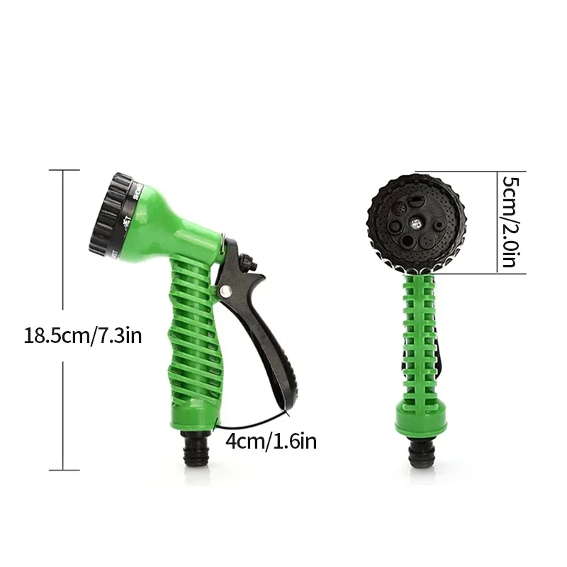 Adjustable 7 Styles High Pressure Water Gun Car Wash Garden Nozzle Hose Watering Gun Lawn Hose Multifunction Irrigation Sprayer