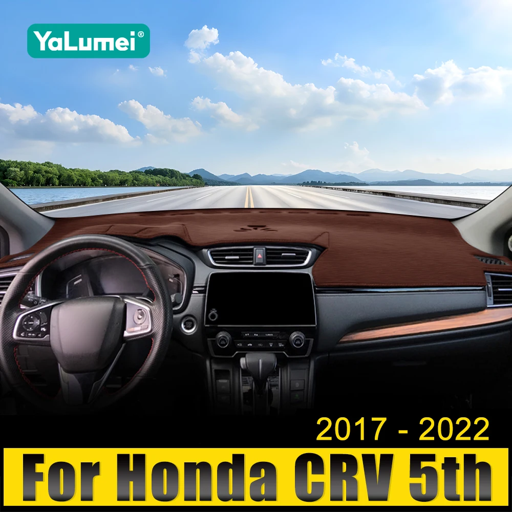 

For Honda CR-V CRV 2017 2018 2019 2020 2021 2022 Car Dashboard Cover Instrument Desk Sun Shade Mat Dash Non-slip Pad Accessories