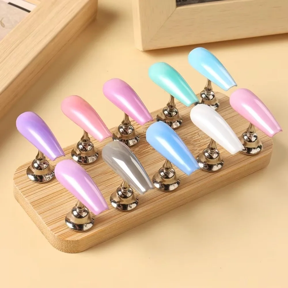 

Прочный держатель для практики, магнитная подставка для практики ногтей, регулируемая подставка для дизайна ногтей, подставка для поддельных ногтей