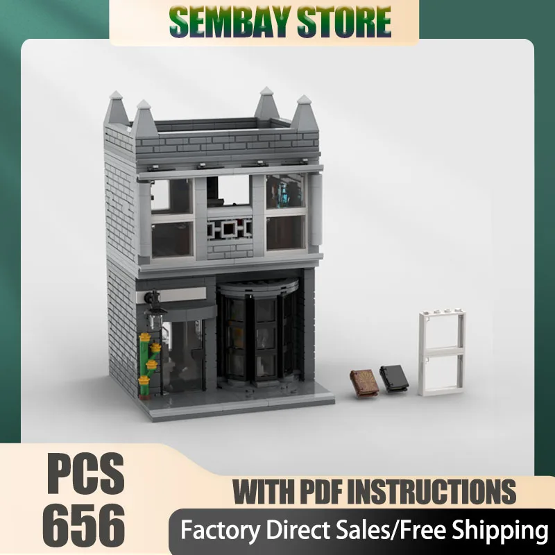 

Modular City Building Moc Building Bricks Modular Magic Shop-Mini Modular Technology Blocks Christmas DIY Toy Construction Gifts