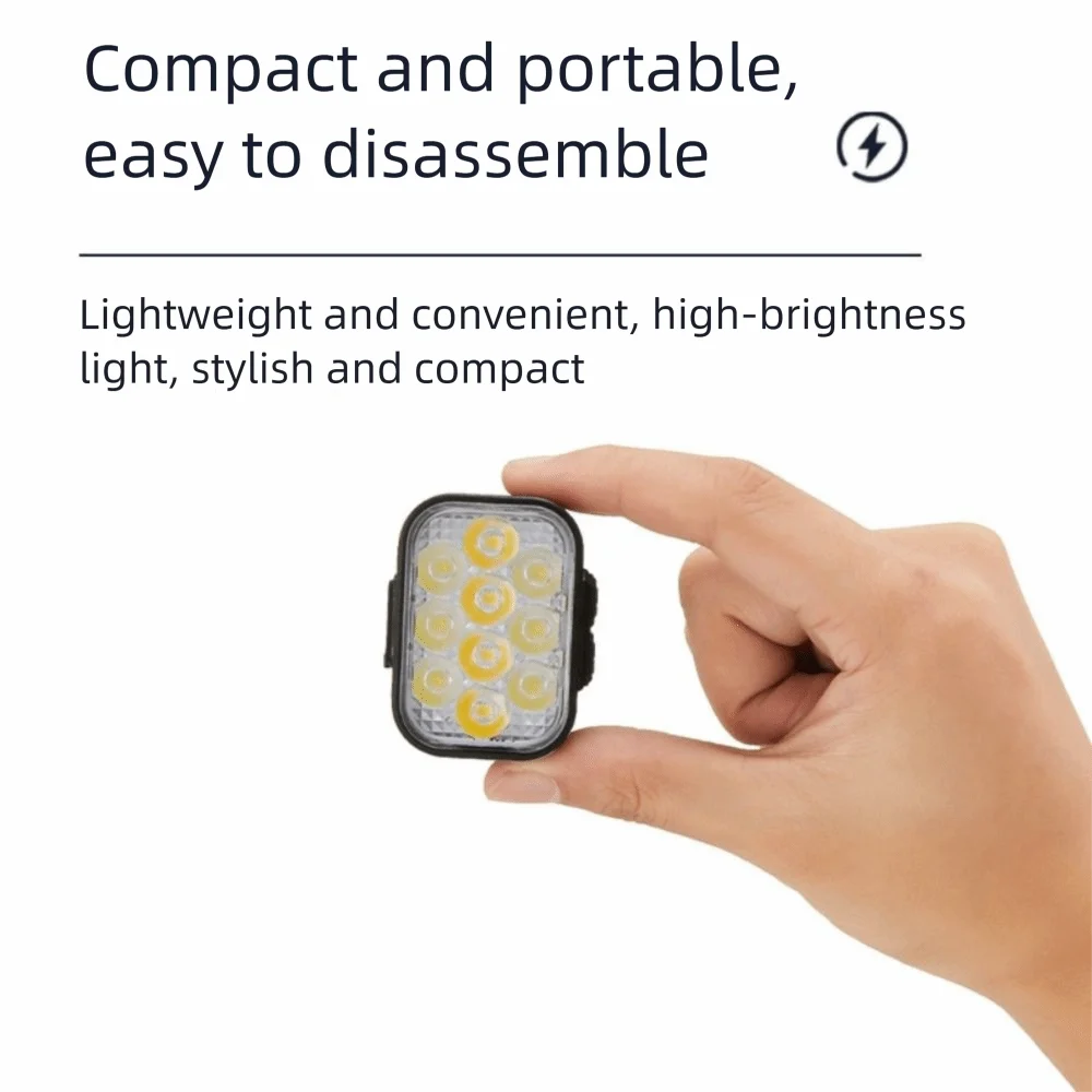 

Waterproof Bicycle Light Set LED Front Rear Lights USB Charge Bike Light Highlight Lamp 8 Lighting Modes MTB Light