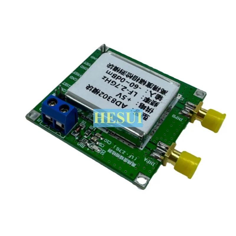 AD8302 2.7GHz RF IF Gain Phase Amplitude Logarithmic Detector LOGARITHMIC AMPLIFIER power meter detection Module Board Shielding