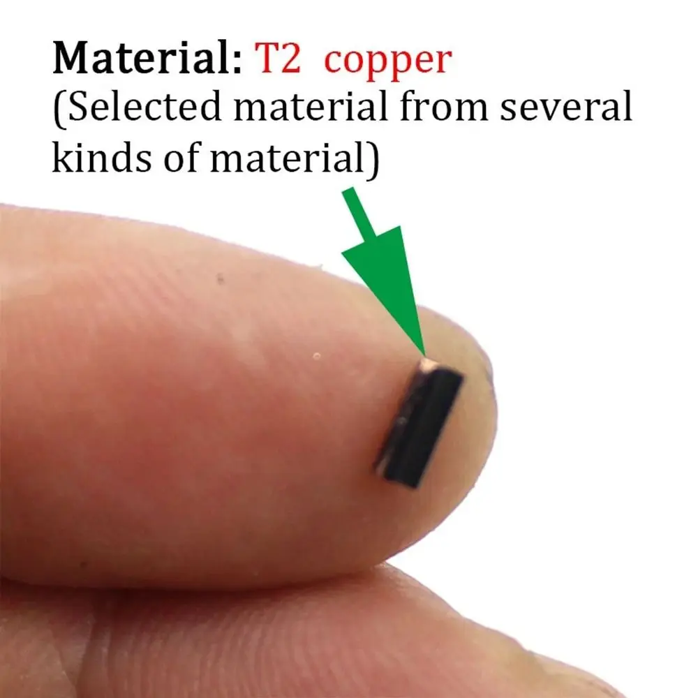 50pcs 0.6mm 0.7mm Double Oval Fishing Line Crimping Tube Wire Crimp Connector Carbon tube Fishing Crimp Sleeves Accessories image 3