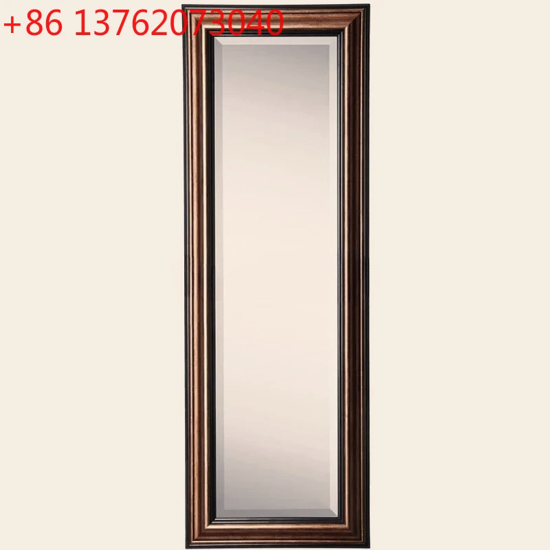 

American wall-mounted home full-length mirror retro floor-to-ceiling full-length mirror wall-mounted fitting mirror