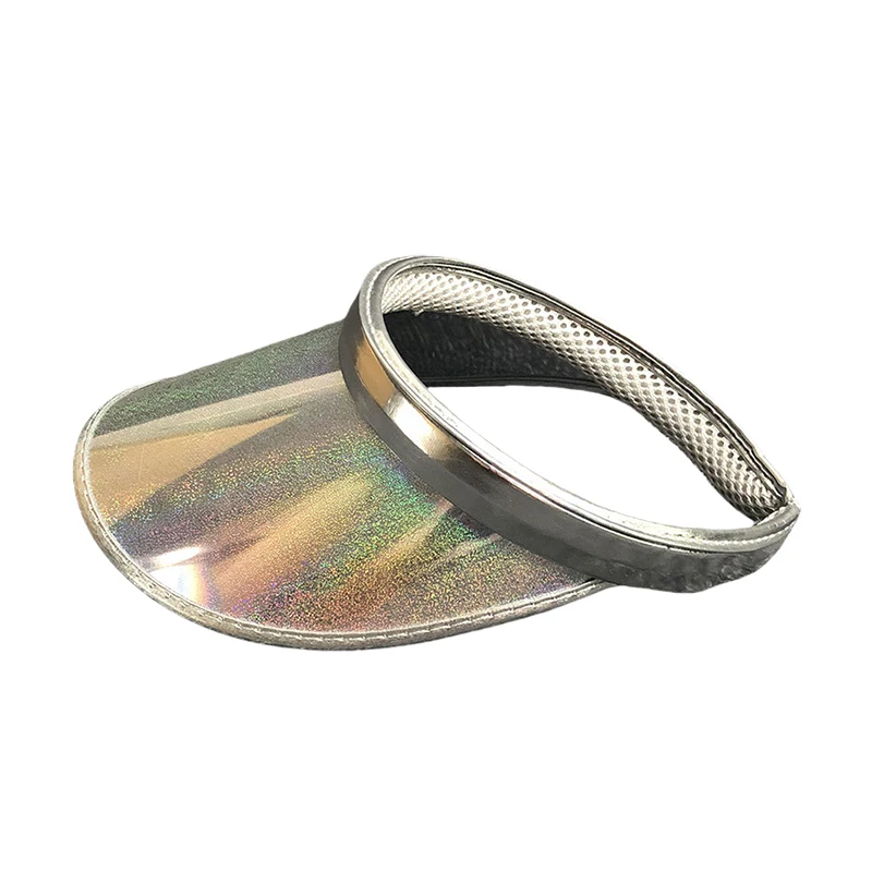 PVC Plastic Outdoor Sun Protection and Sunshade Hat with Empty Top Design, Summer UV Protection Beach Travel Dust Protection Hat