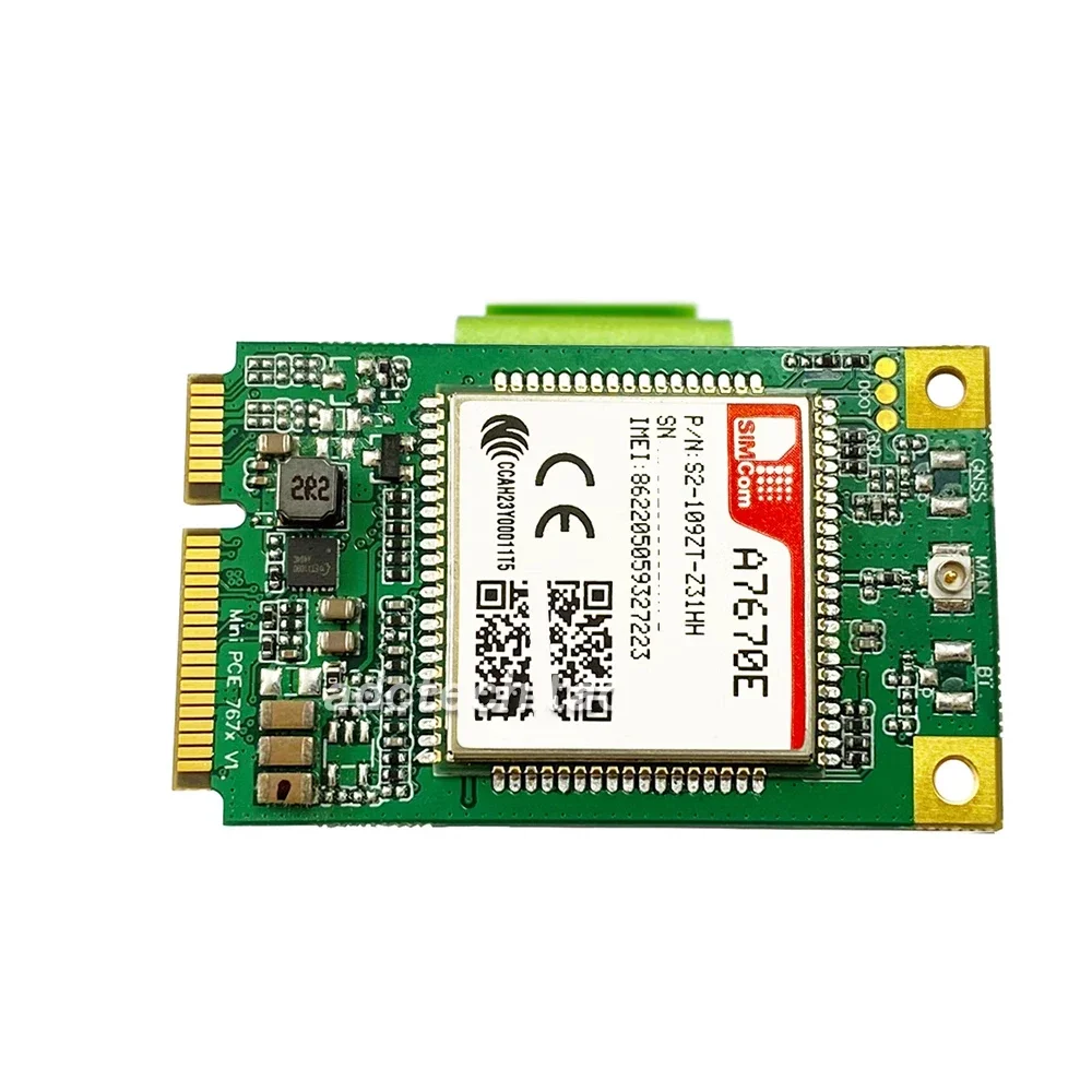 SIMCOM A7670E MINIPCIE CAT1 LTE 4G Module A7670E-LASE sans GPS sans emplacement SIM Communication sans fil SIMCOM A7670E MINIPCIE CAT