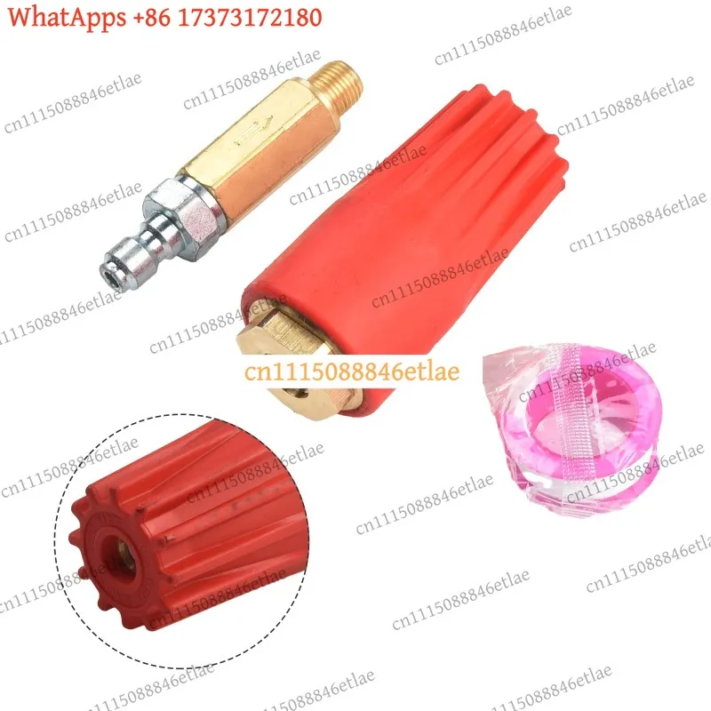 Rotating Nozzle Pressure Washer, High Pressure Water Spray Gun, Effective Dirt Remover, Adjustable Flow Pattern, Cleaning Tool