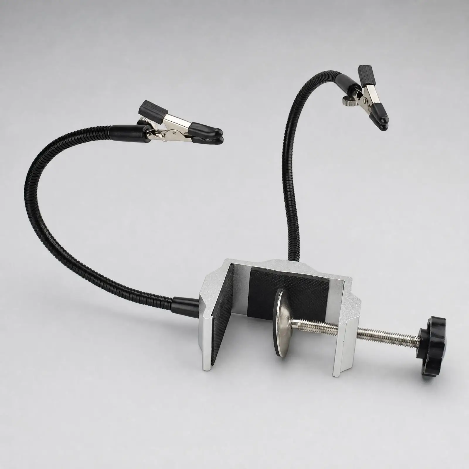 Versatile Soldering Work Holder with 300mm Gooseneck Arms for PCB Repair and Craft