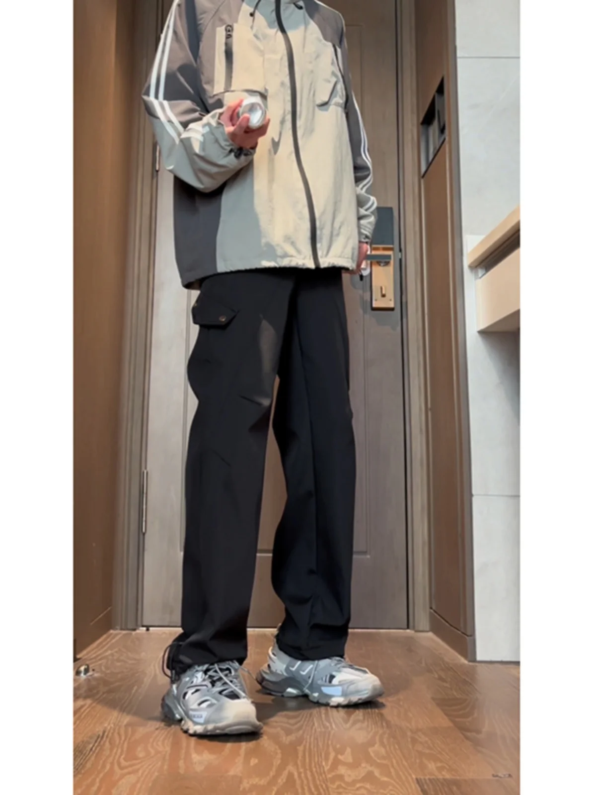 

Мужские зимние брюки-карго с флисовой подкладкой, мягкие, для активного отдыха, катания на лыжах, альпинизма, с низкой посадкой, прямые штанины, повседневные